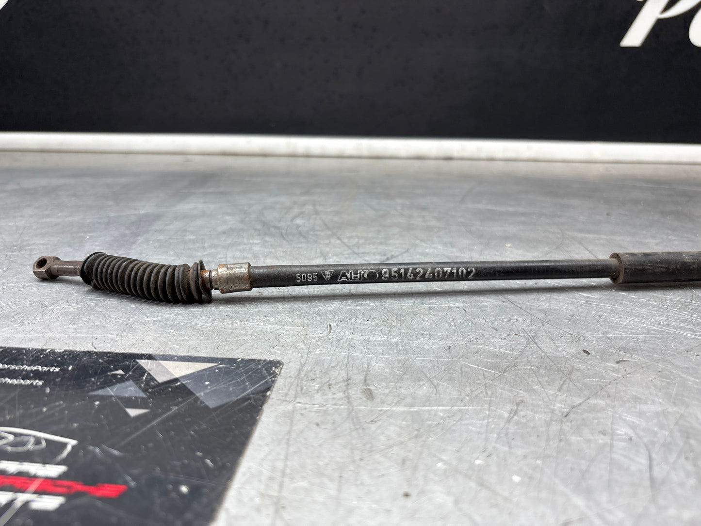 Porsche 944 short handbrake cable, used 95142407102