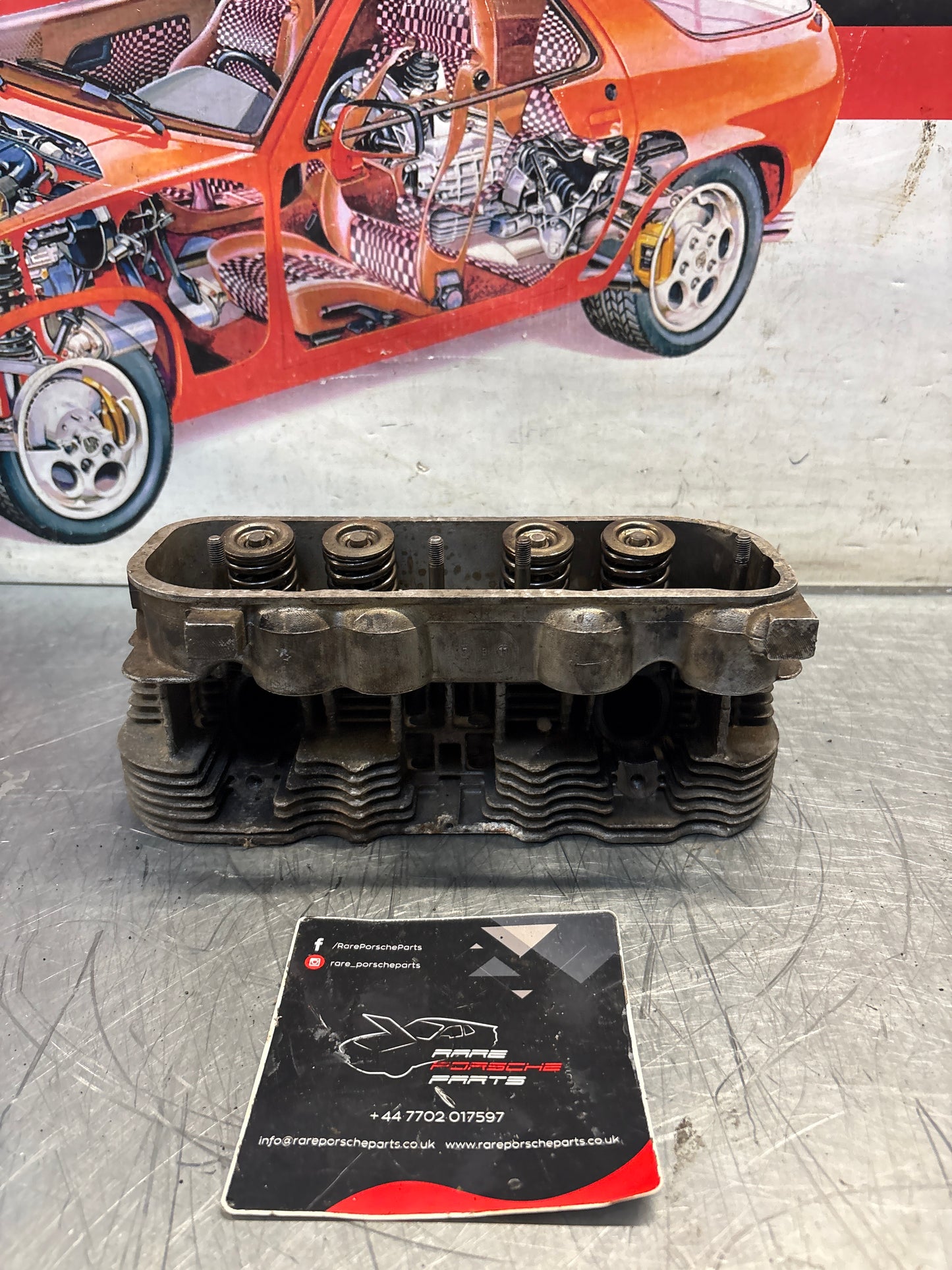 Porsche 914, cylinder head, used 022101372