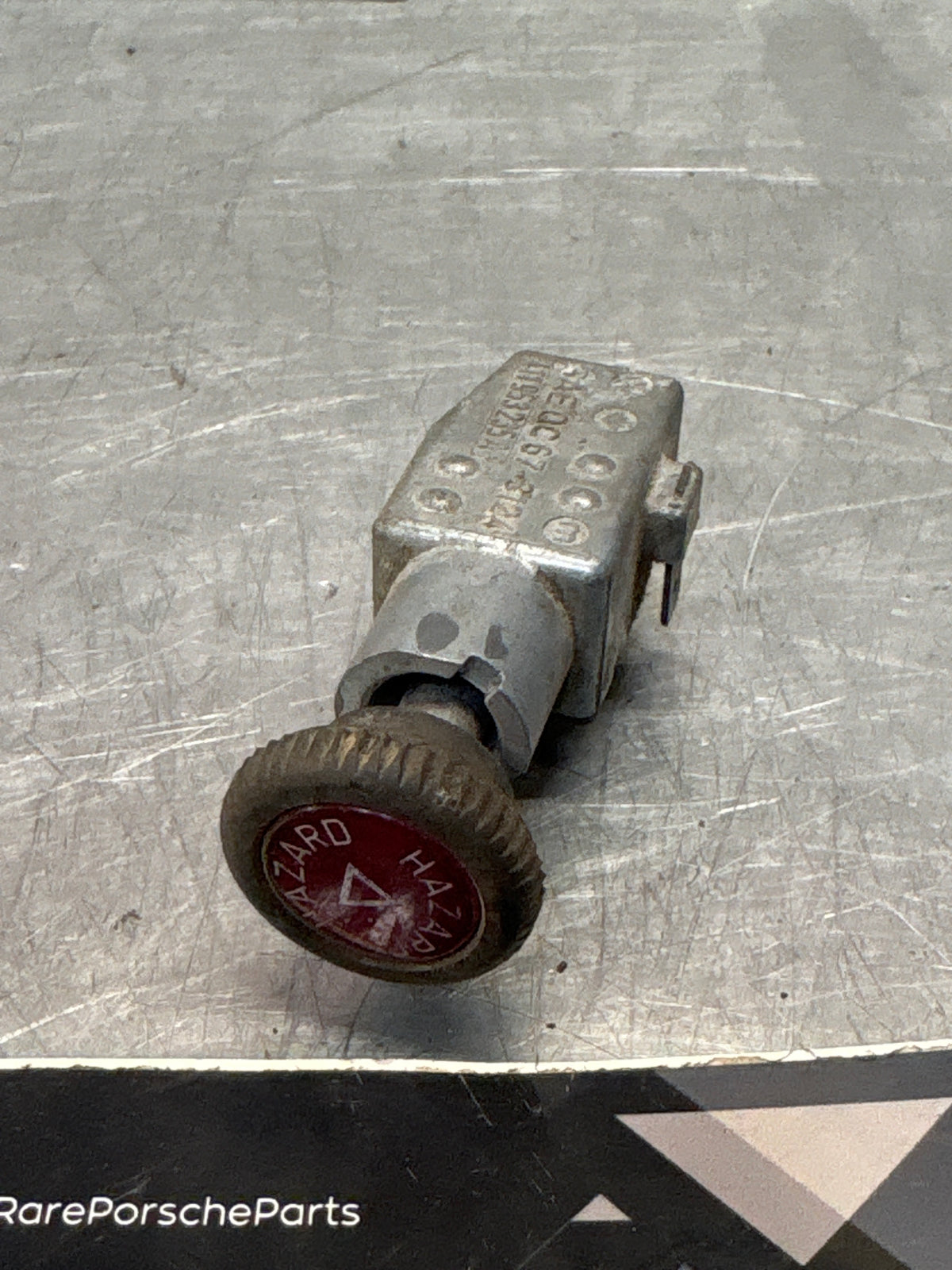 Porsche 914 hazard light switch, used, 411953235A