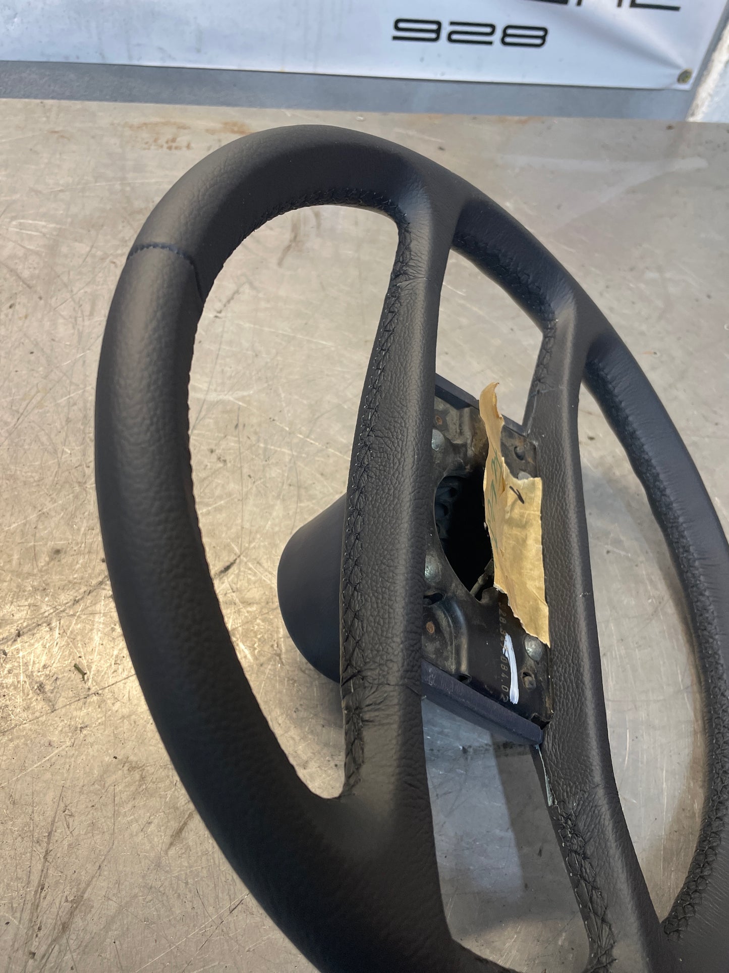 Porsche 928 steering wheel 92834708402, refurbished