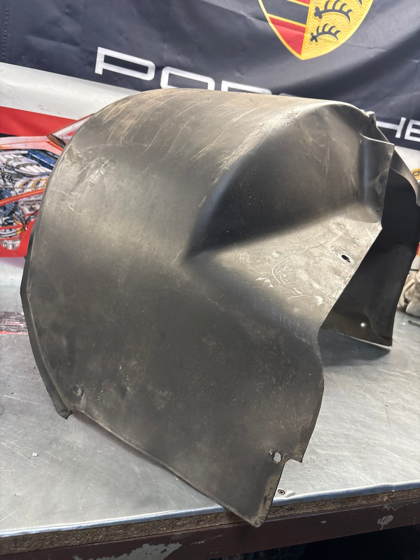 Porsche 928 wheel arch liner  Left 92850438105 Used