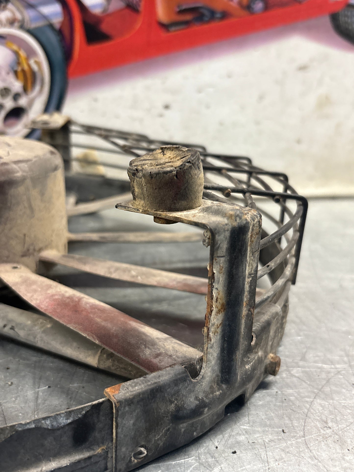 Porsche 928, 80- Air conditioner condenser  cooling  fan, genuine 92862410301 used