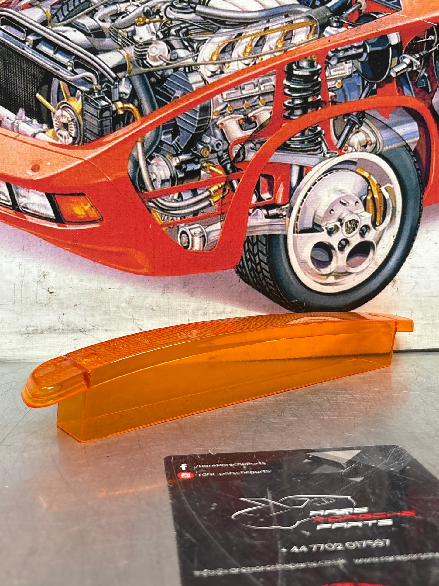 Porsche 944 S2 right hand indicator lens, 95163116201, new