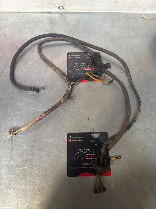 Porsche 924 positive + wiring harness loom, used