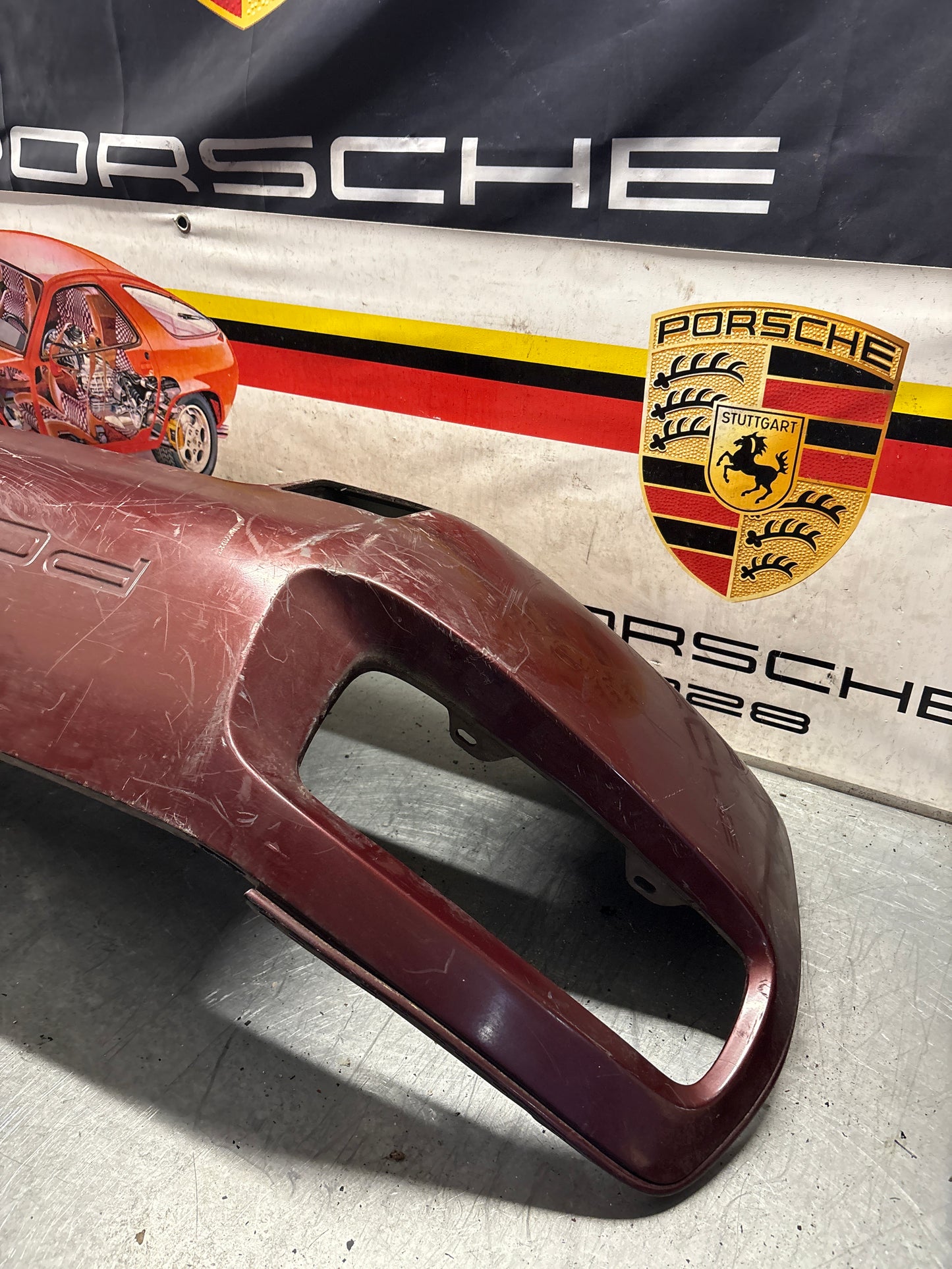 Porsche 928 rear bumper, used 928505023