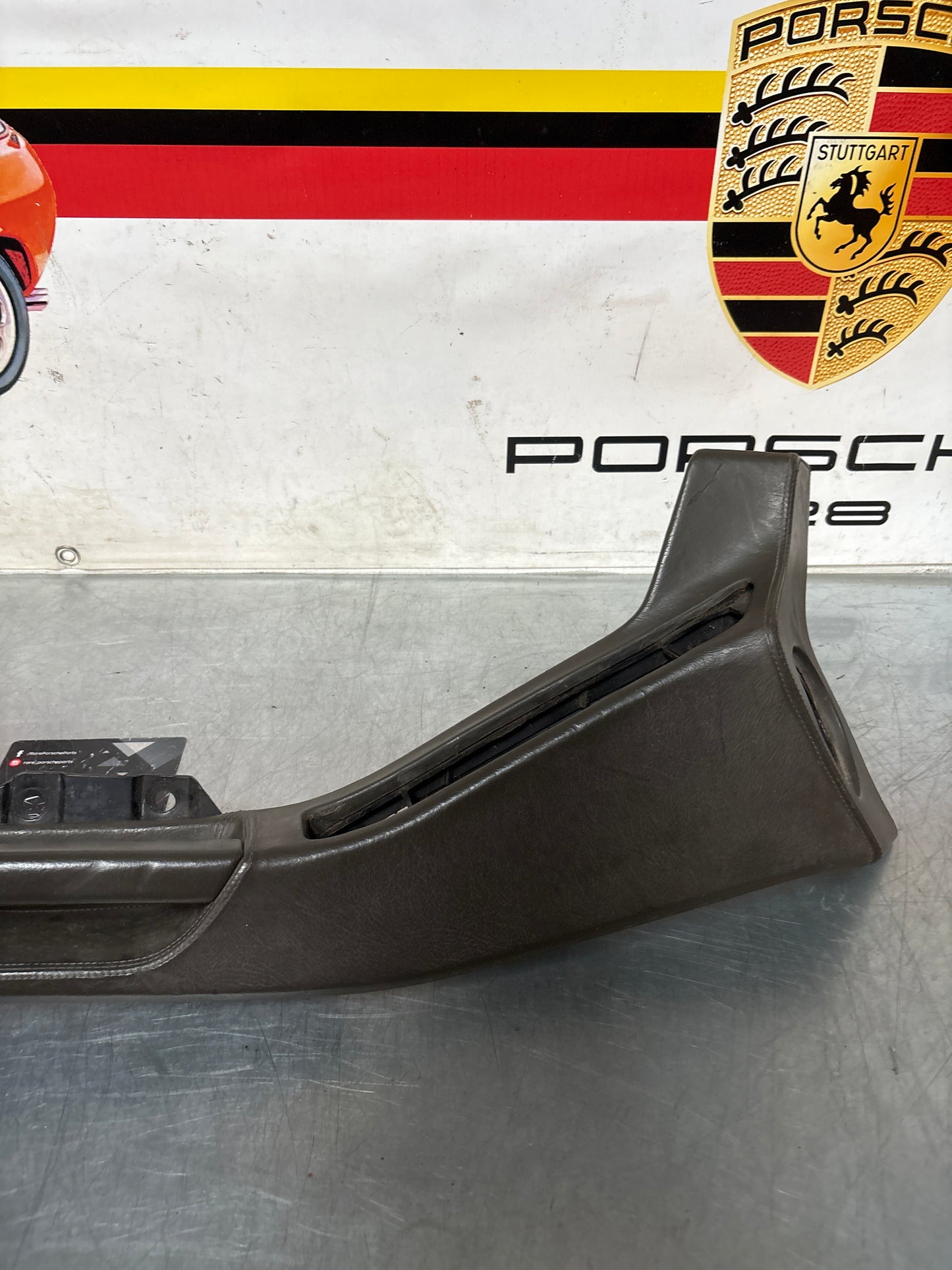Porsche 928 Grey door armrest, left, off side, 92855510103, used