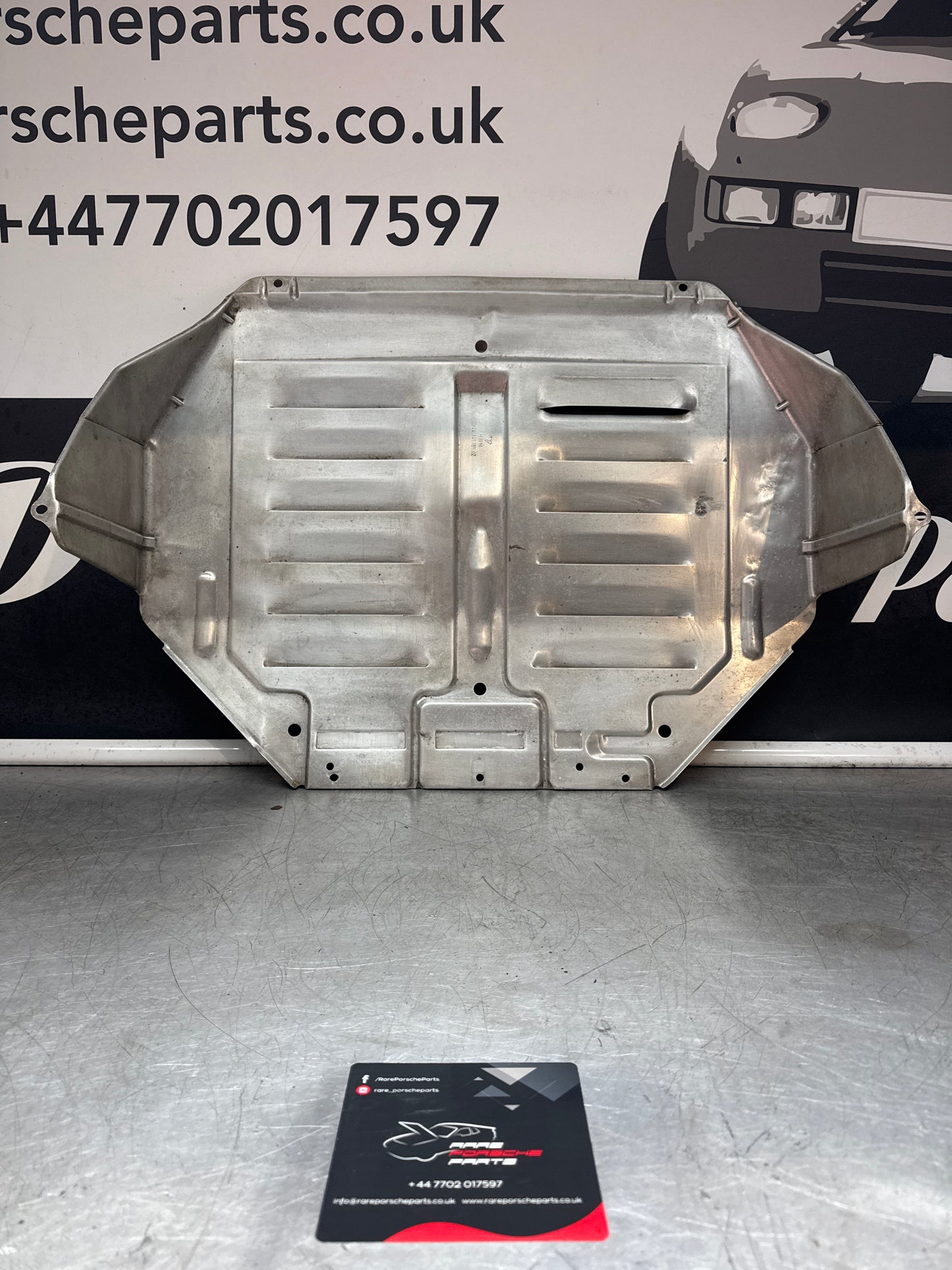 Porsche 944 engine tray / belly pan / undertray used. Aluminium. 94434116103