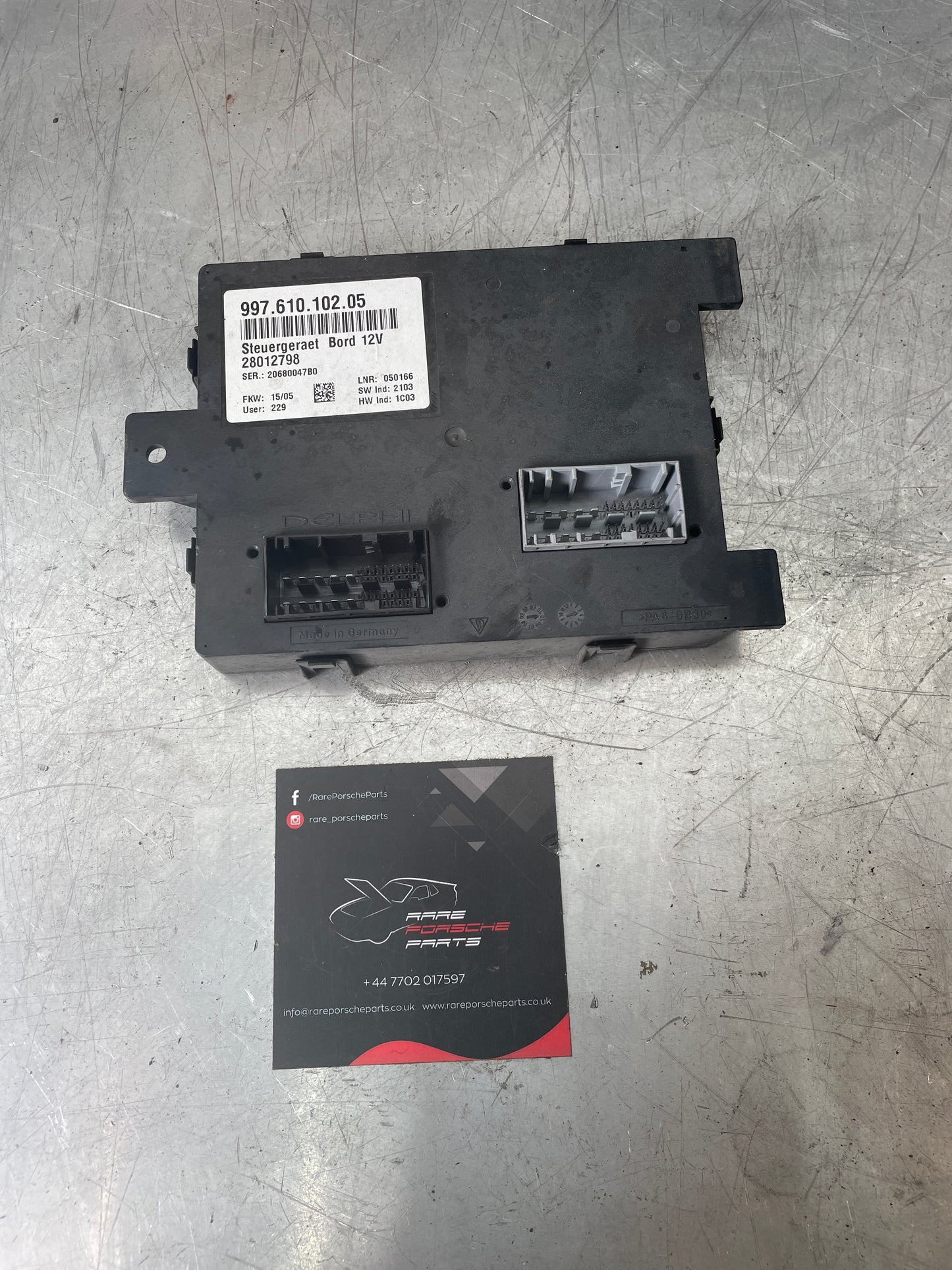 control unit BCM Porsche 911 997 99761010205