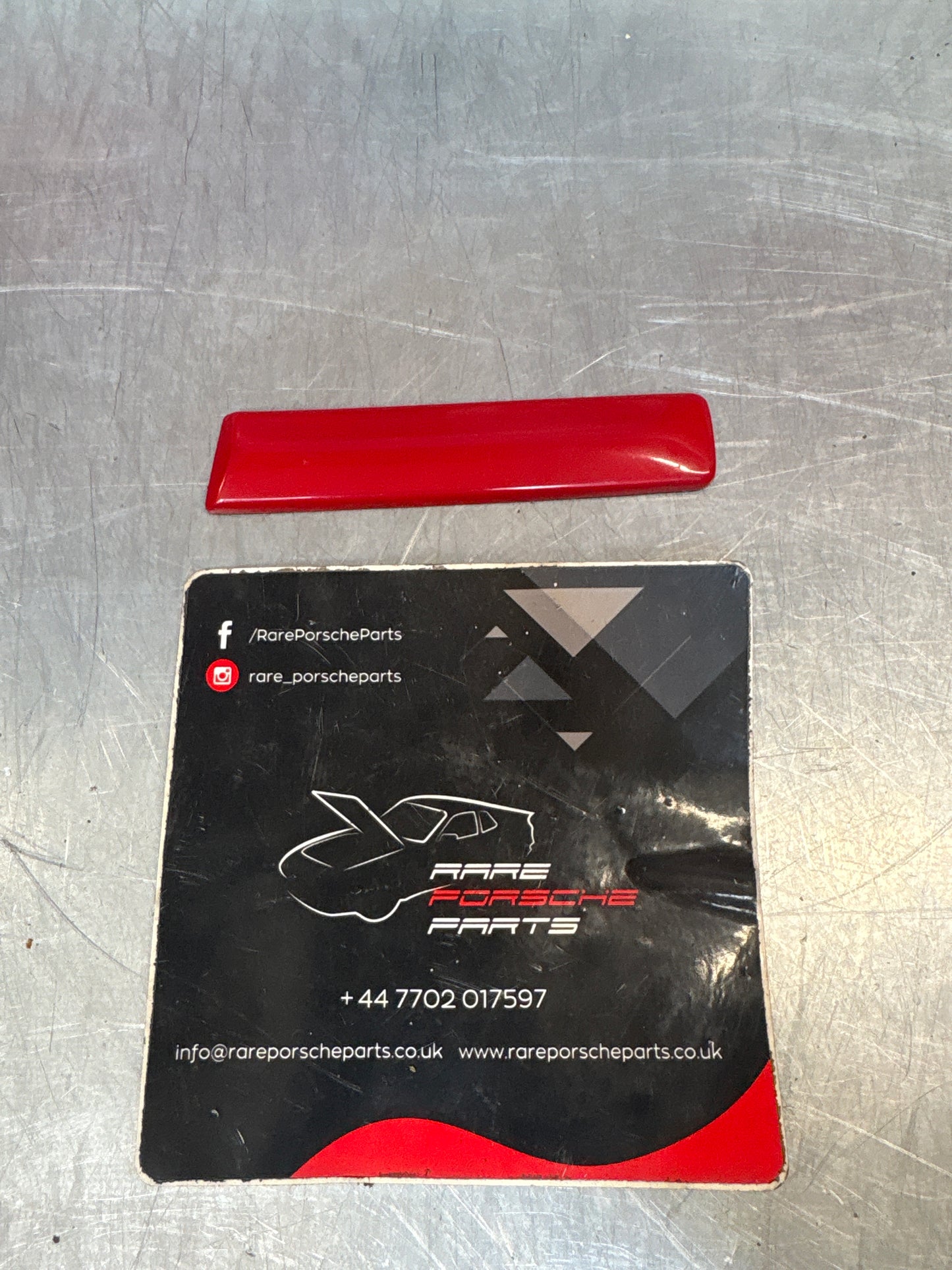 Porsche 944 left rear quarter moulding trim, used 93155914100