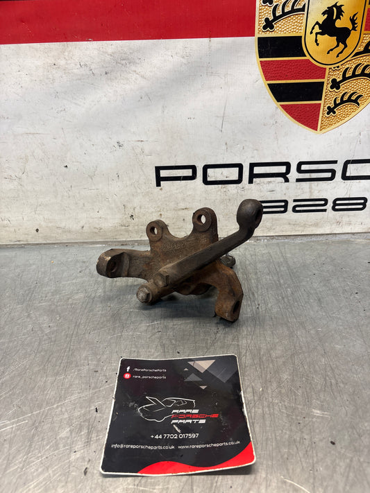 Porsche 928 right steering spindle knuckle, used 92834105803