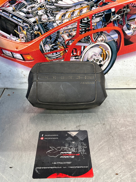 Porsche 911 964 Turbo driver airbag, black, used 94480305503