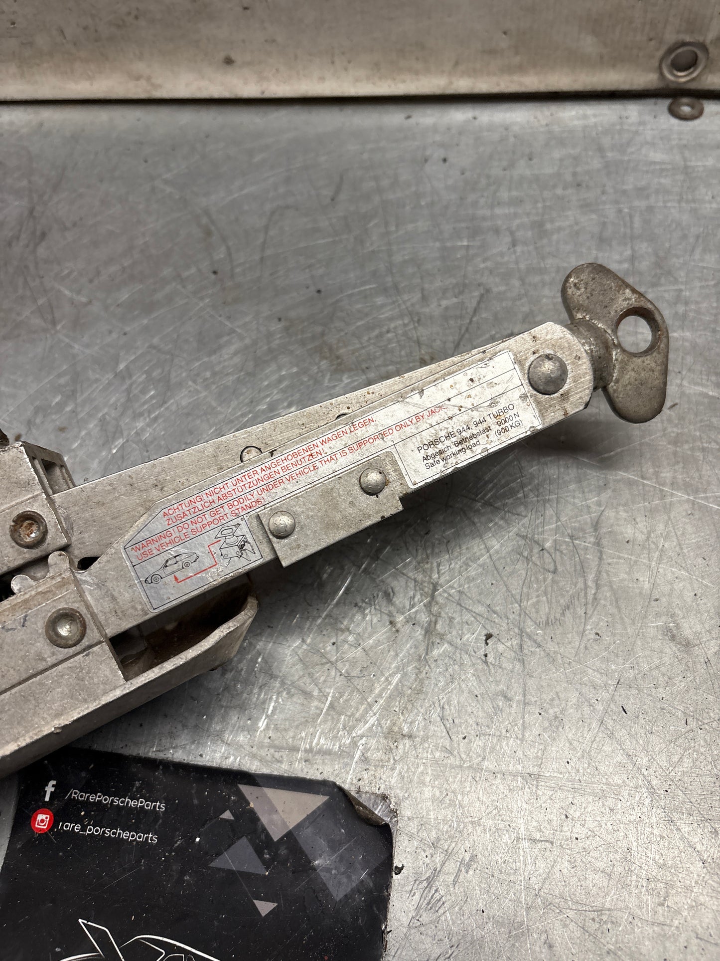 Porsche 944 / 944 Turbo spare tire jack lift, used