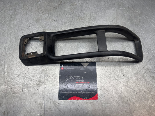 Porsche 944 Front Left Bumper Light Frame, bezel Trim 93150519501 used, cracked