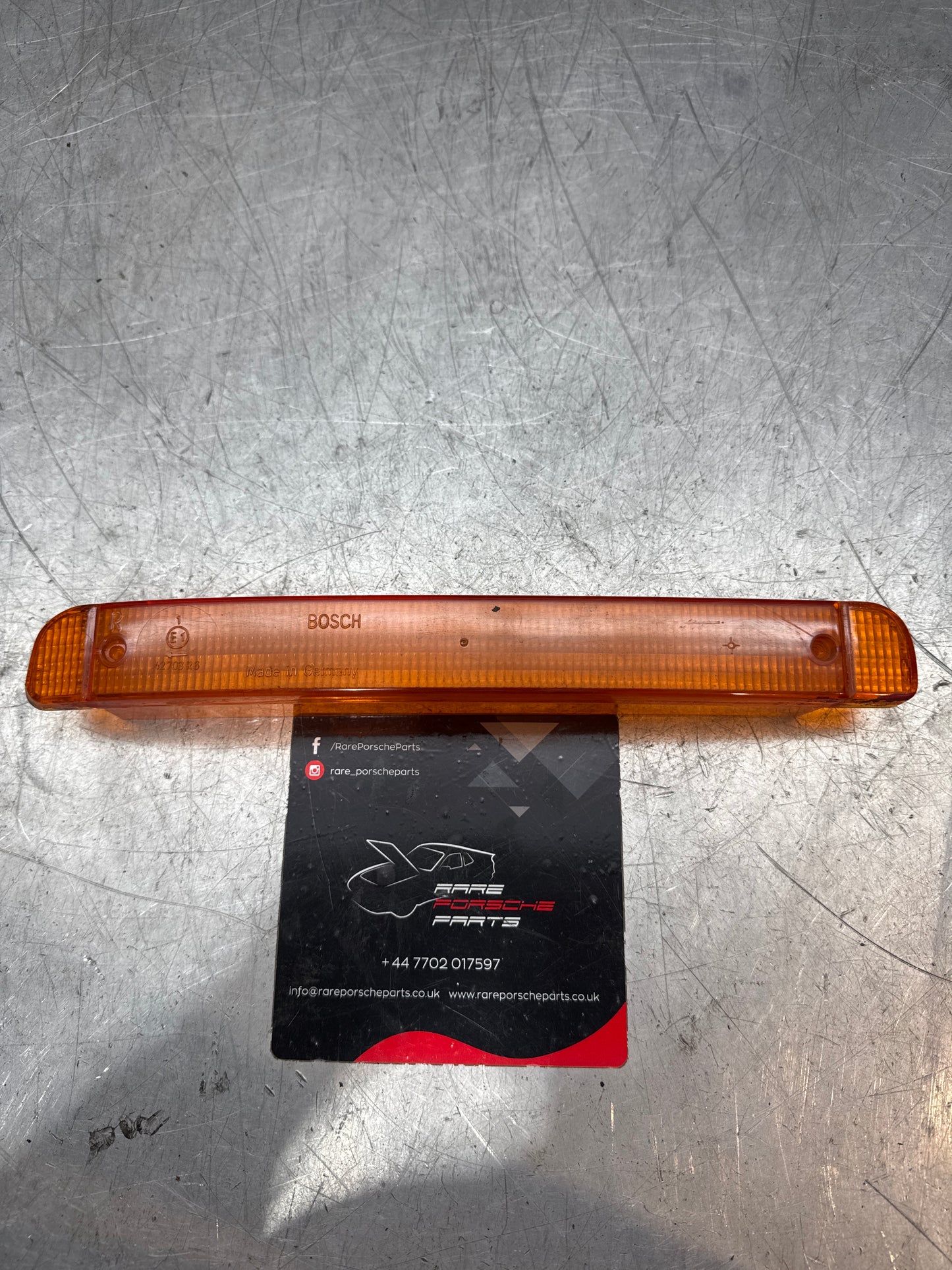 Porsche 944 S2 right hand indicator lens, 95163116201 used, cracked