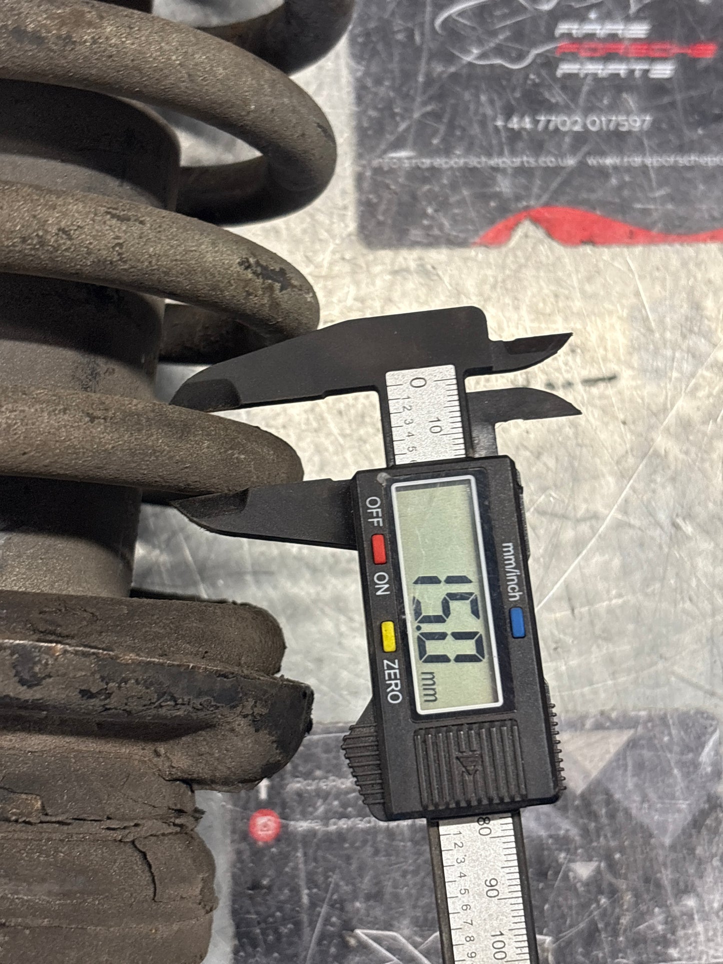 Porsche 928 front shock absorber, used 92834305504