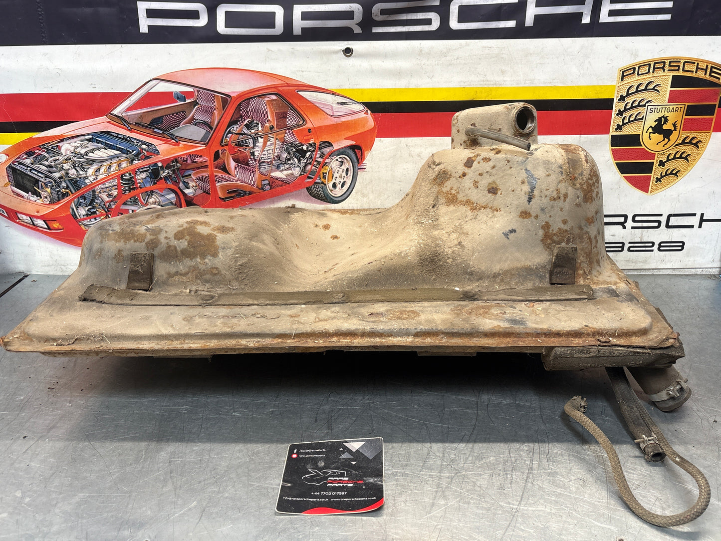 Porsche 924 944 metal fuel tank 477201021F used