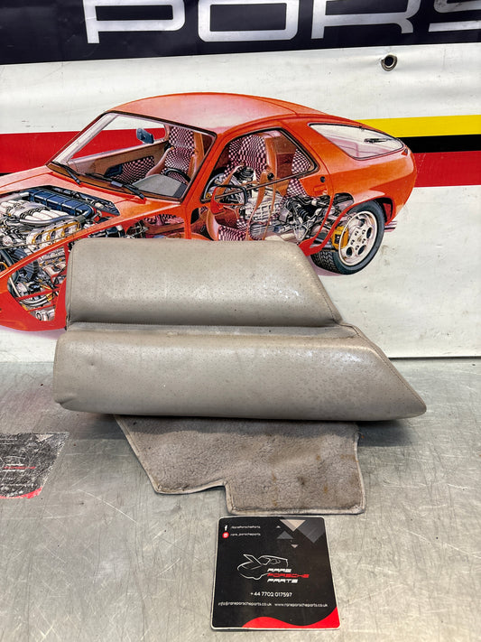 Porsche 928 rear left seat cushion, grey, leather, used 92852205951