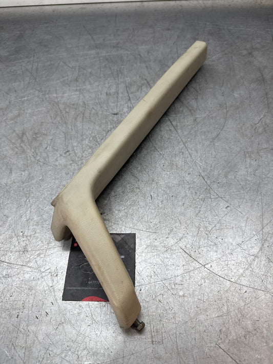 Porsche 944 left door pull handle armrest, white 477867171 used