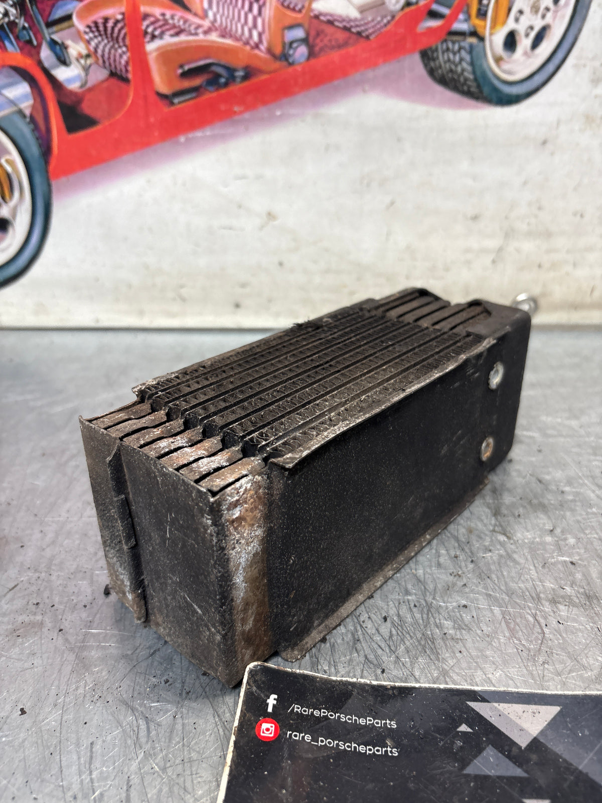 Porsche 914 oil cooler, used 021117021B