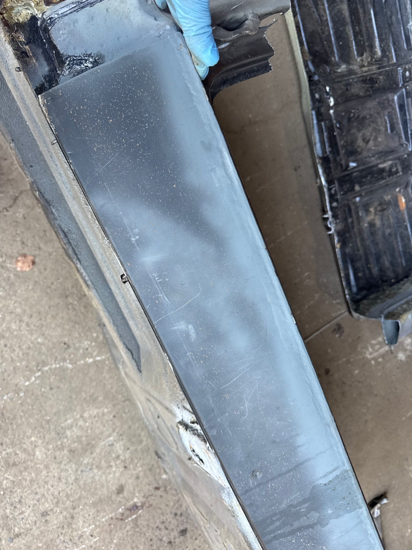 Porsche 944 S2 floor pan left  side 94450150100 spares or repair RHD
