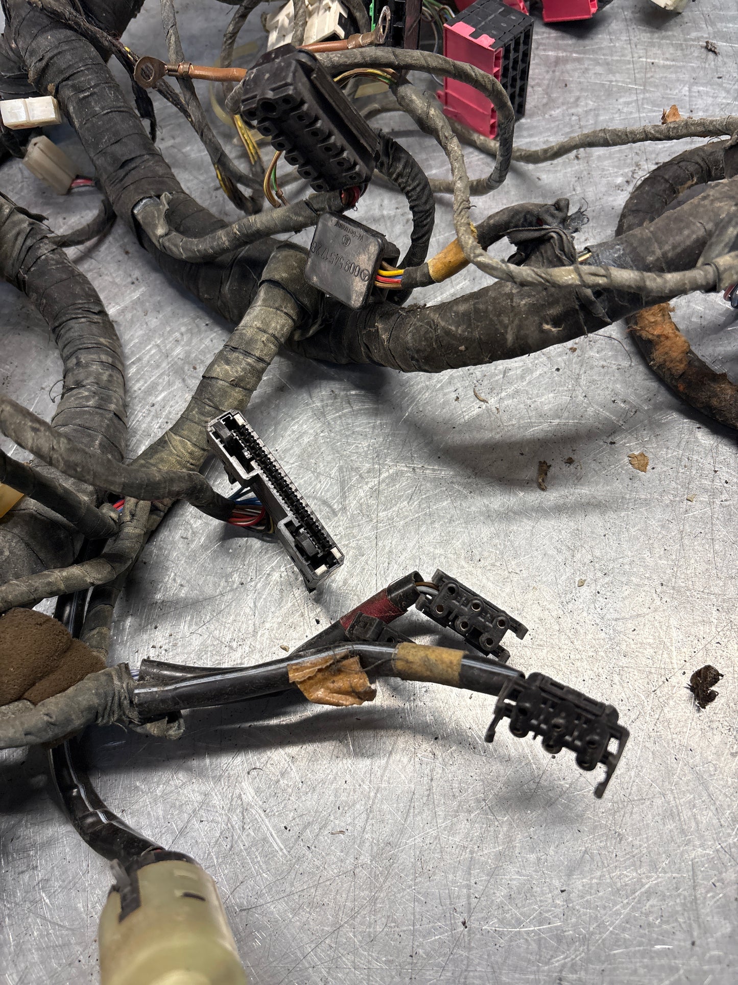 Porsche 944 Turbo 86- LHD Interior / Dashboard wiring loom, used 95161200604