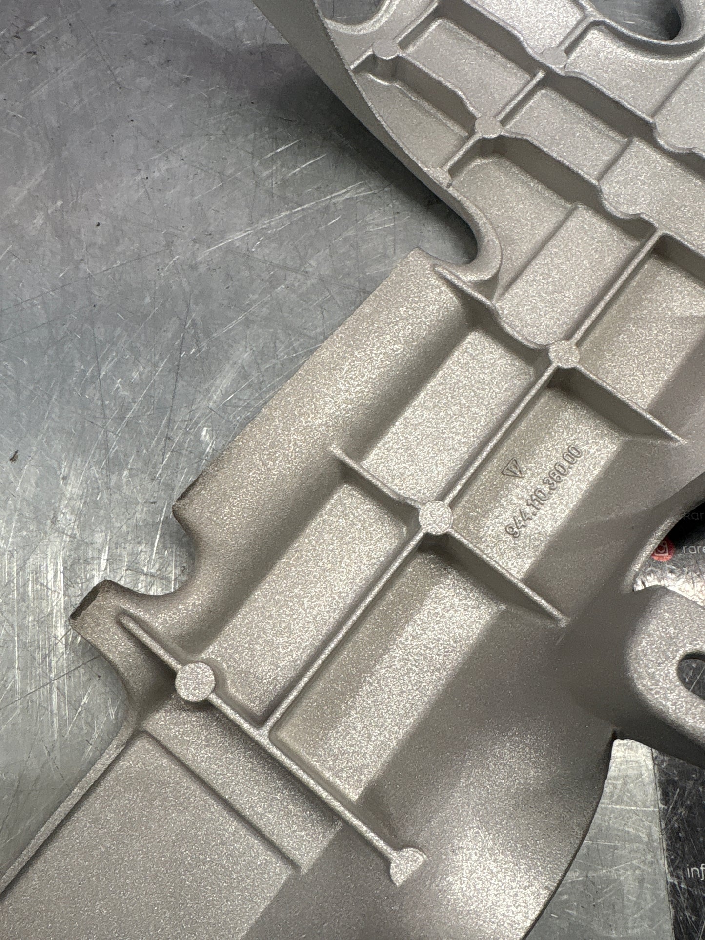 Porsche 968 fuel rail intake cover, refurbished 94411038000