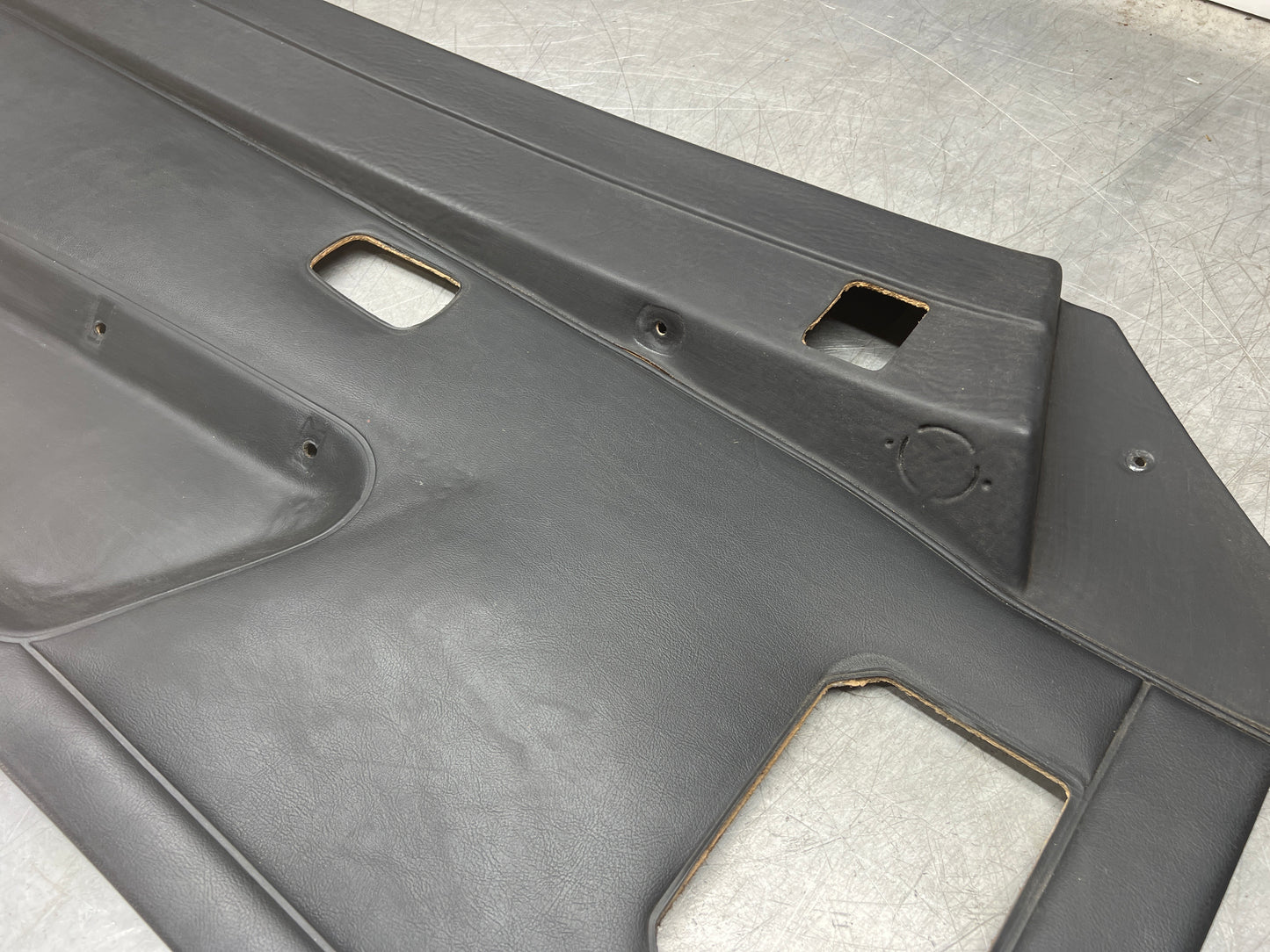 Porsche 924/944 early Porsche black door card used condition left side, Rhd, 478867011