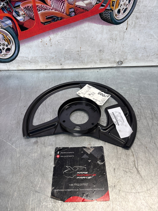 Porsche 944 S2 front disc backing dust plate, new, genuine 95135108603