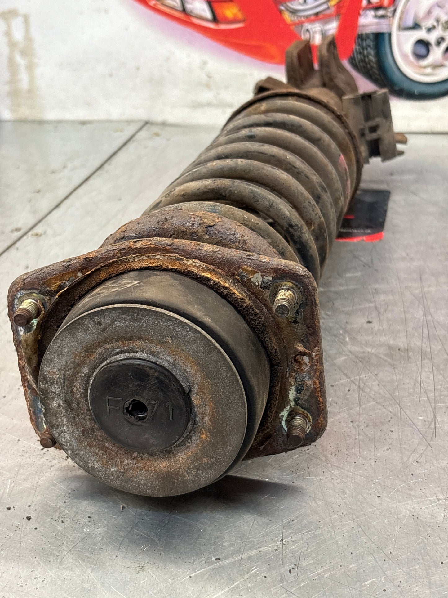 Porsche 944 S2 Right, Off Side suspension leg, 94434303219 used, used