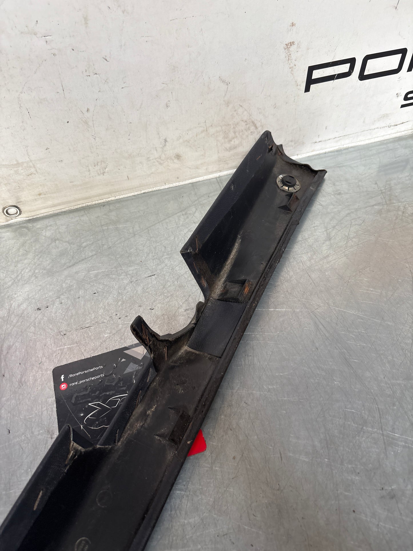 Porsche 928 tailgate interior trim, used, marine blue 92855504705