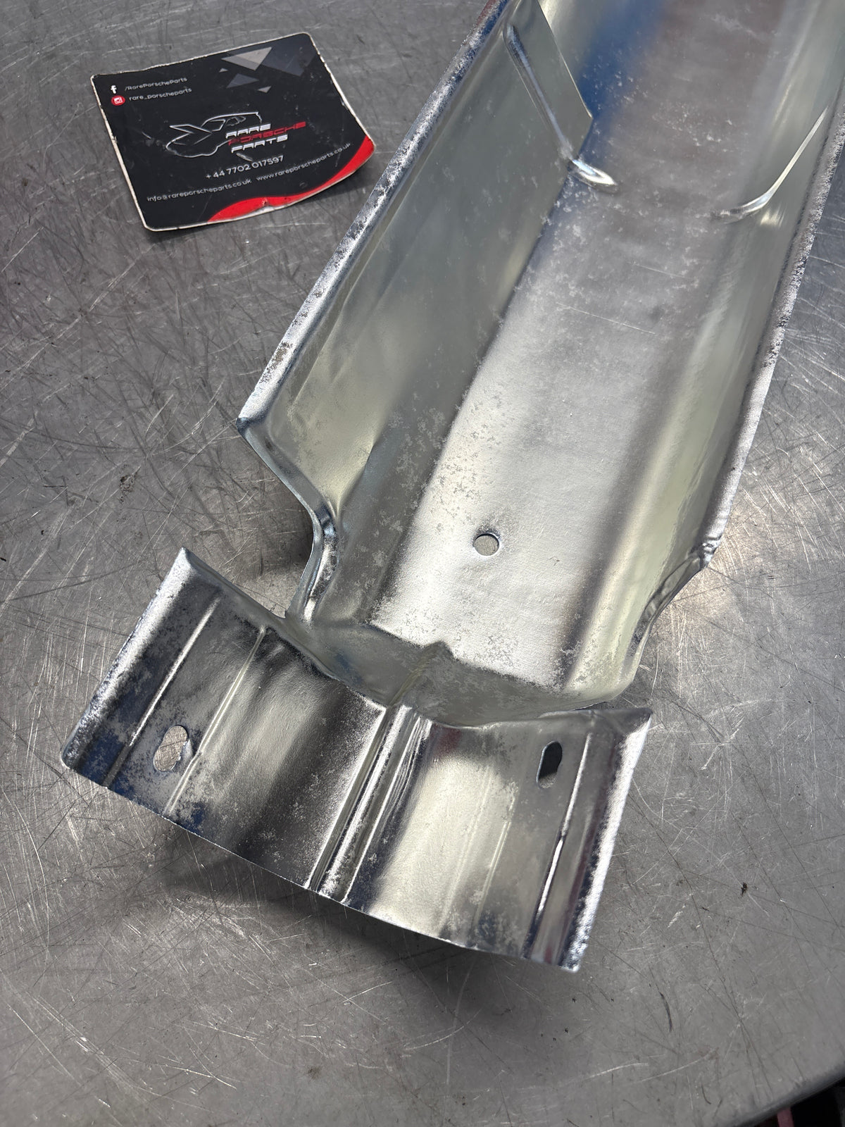 Porsche 924 (from 82) 924S 944 heat shield, middle section, 95150486900, refurbished