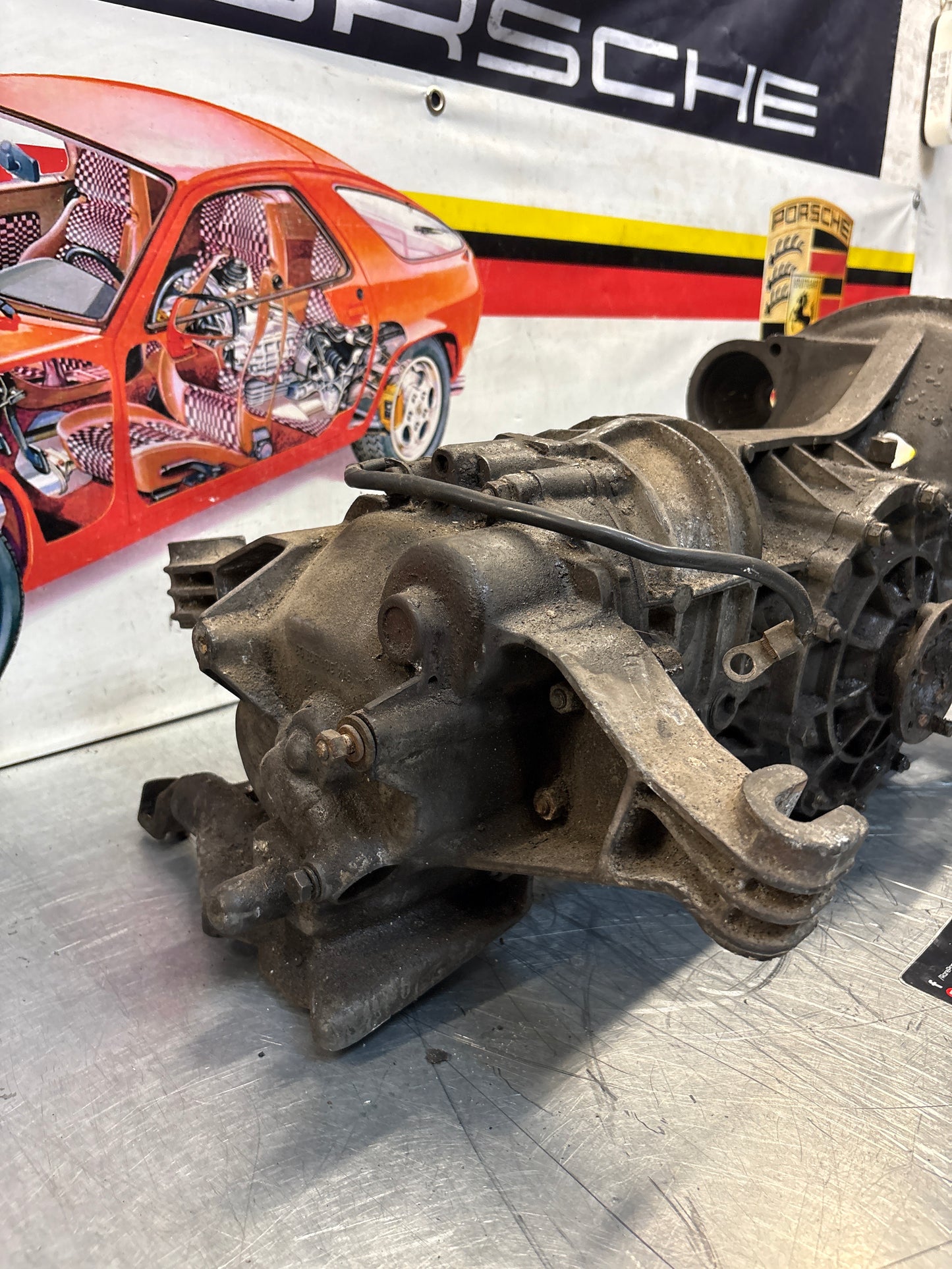 Porsche 914 transmission, used, for spares or repair unknown condition, HA0049742