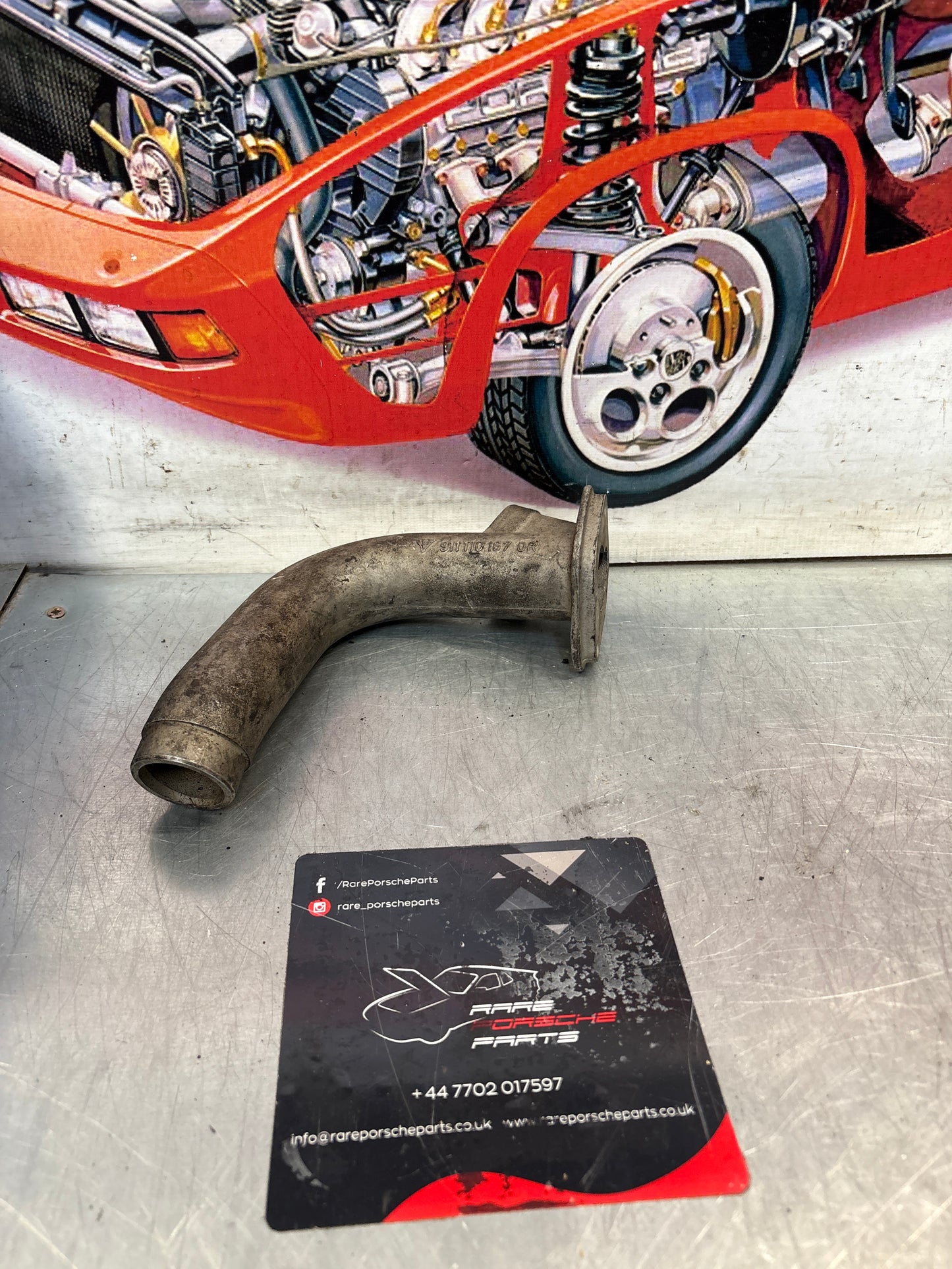 Porsche 911G Intake Manifold Pipe, used 9111101670R