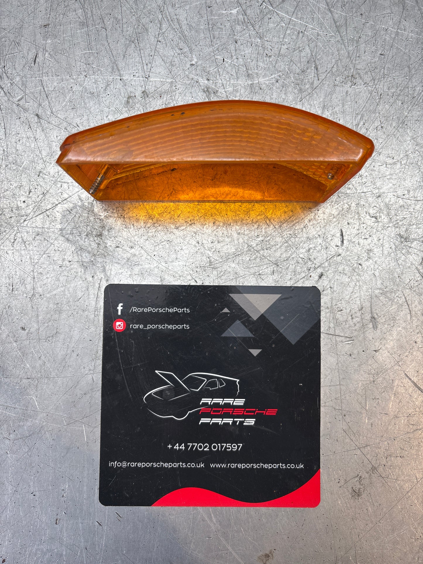 Porsche 924 944 US front indicator lens right O/S 477953043A used