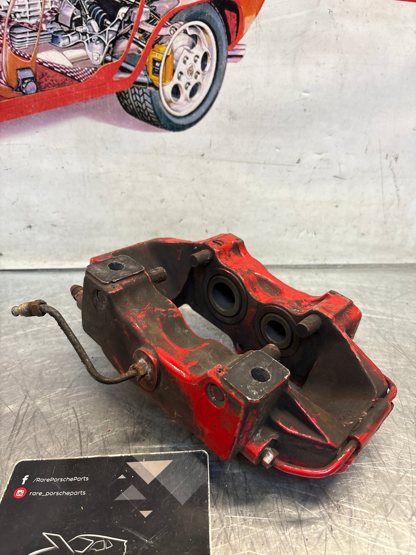 Porsche 996 997 986 987 left side front Brake Caliper Brembo, used 996351421