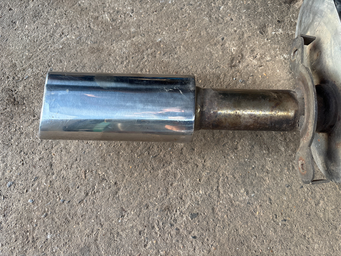 Porsche 944 S S2 Dansk exhaust system rear muffler, used 94411104103