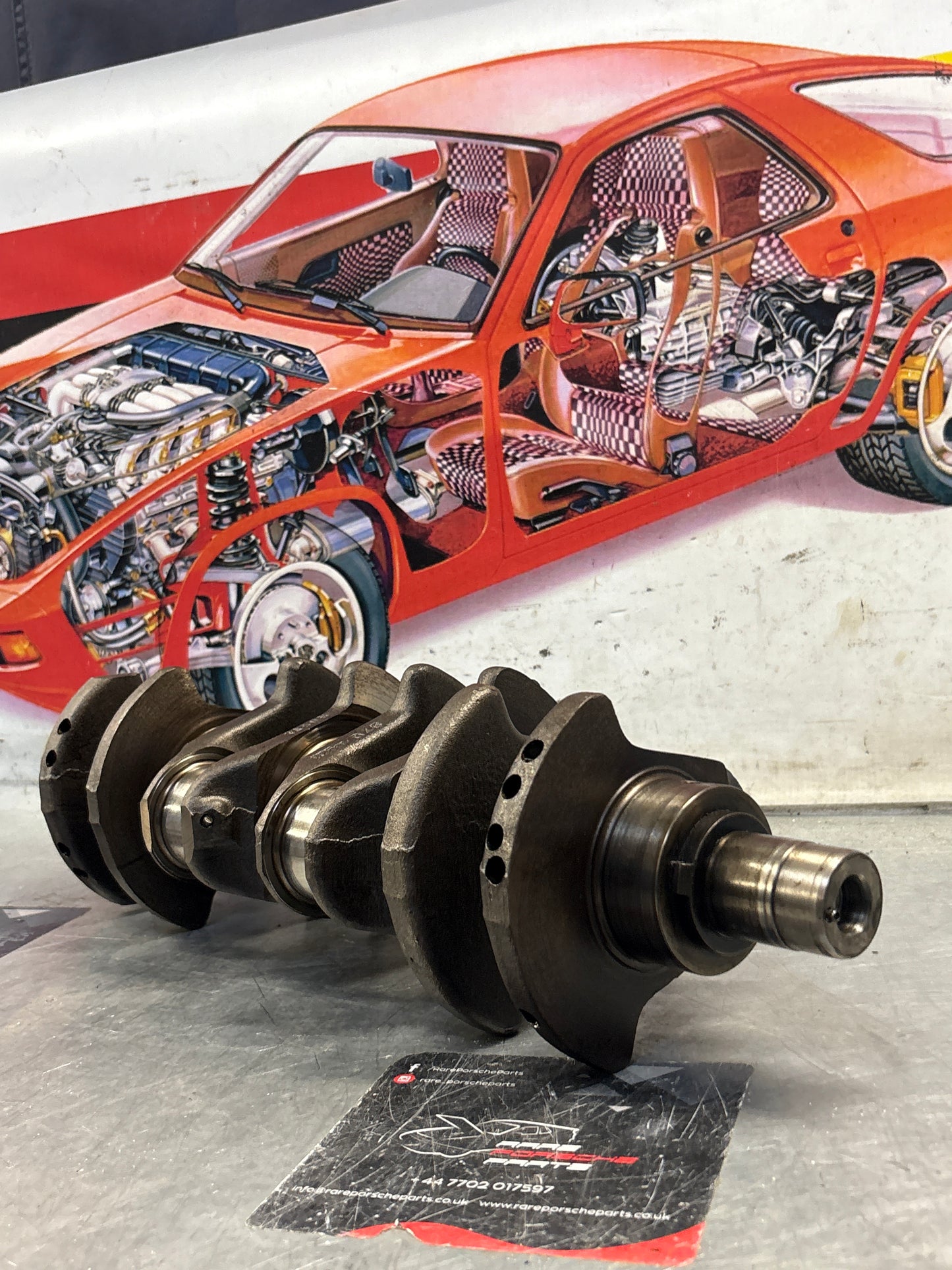 Porsche 924 2.0L used condition crankshaft 046105021A