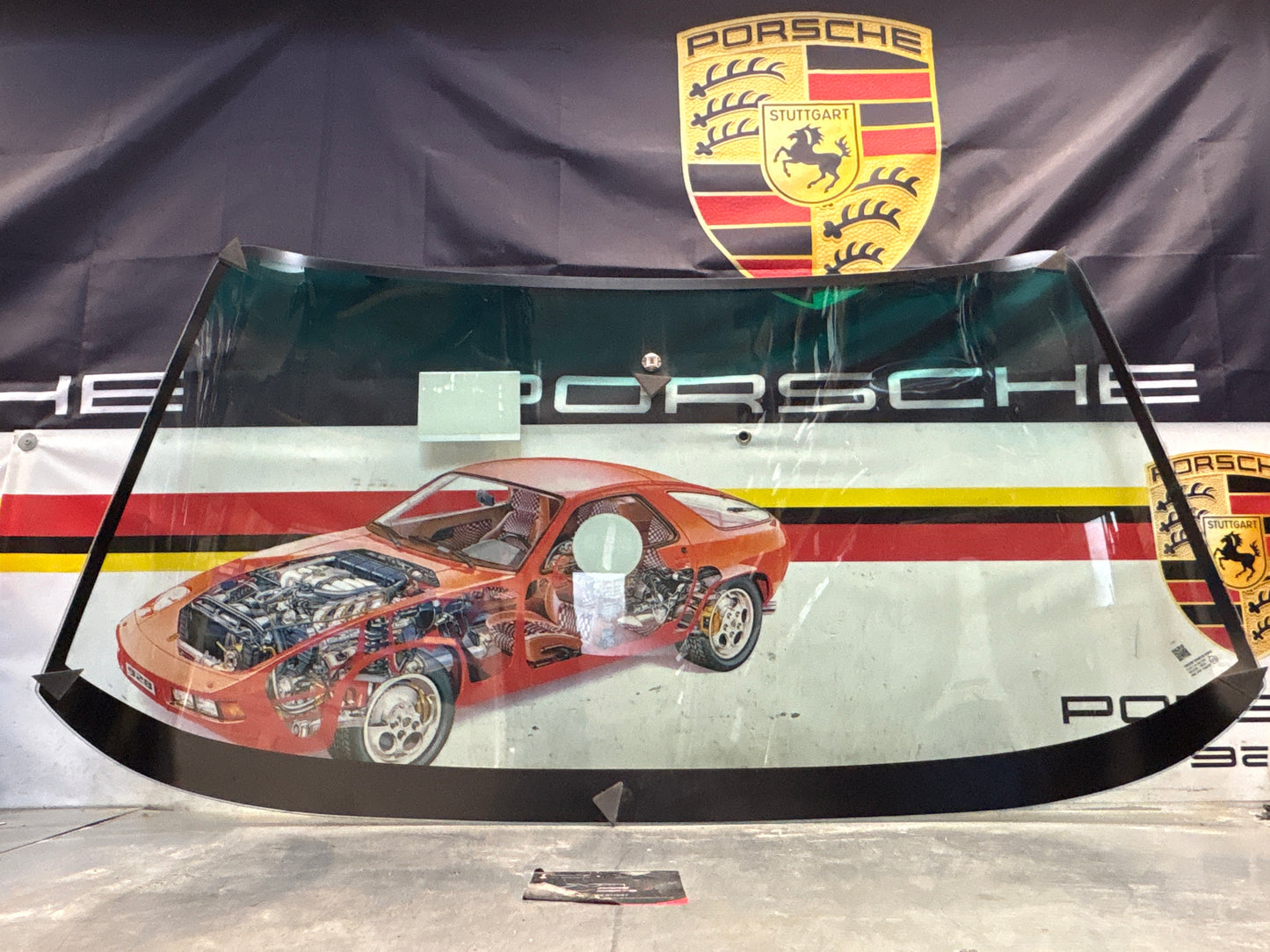 Porsche 924 / 944 early front windscreen 477845011F, new