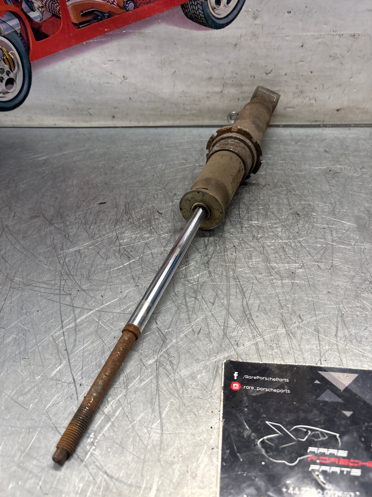 Porsche 911 964 rear shock absorber, used 96433305700