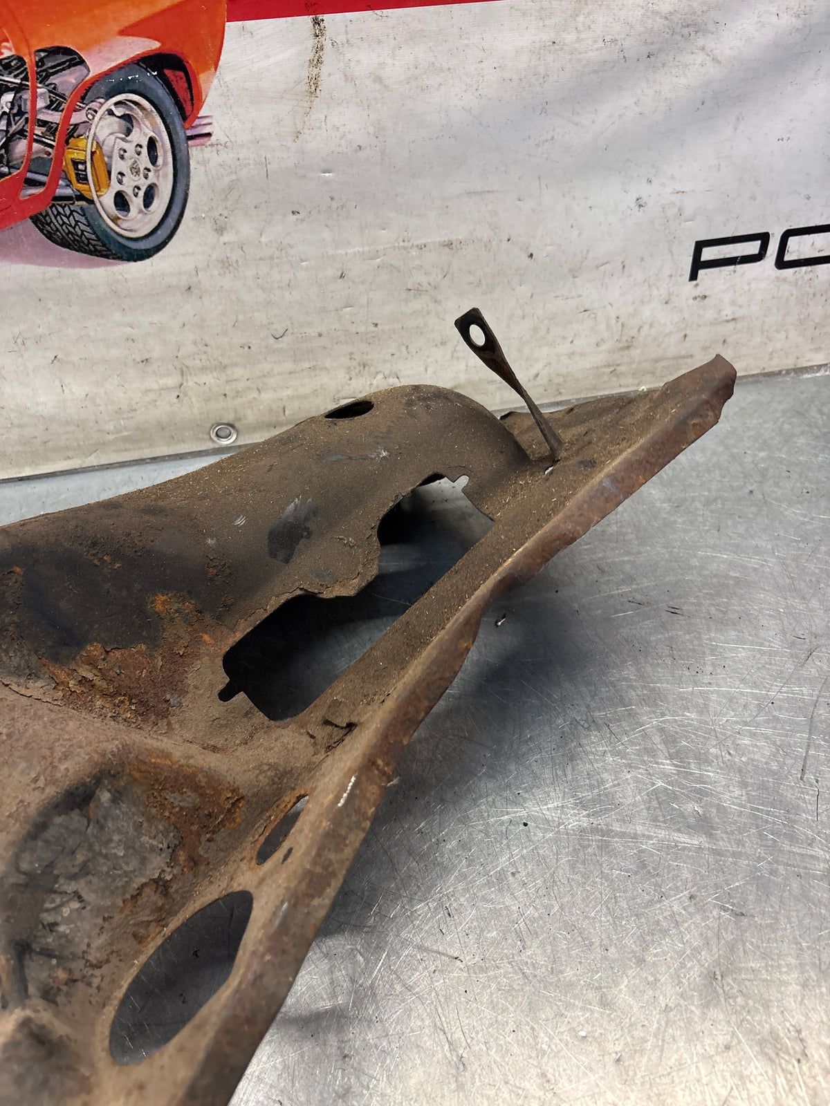 Porsche 914 cylinder cover heat shield, 022119300A Used