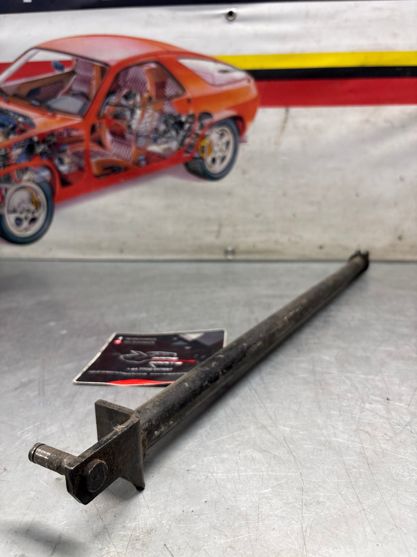 Porsche 928 manual gear shift rod, longer verson -1981, used, 92842402801