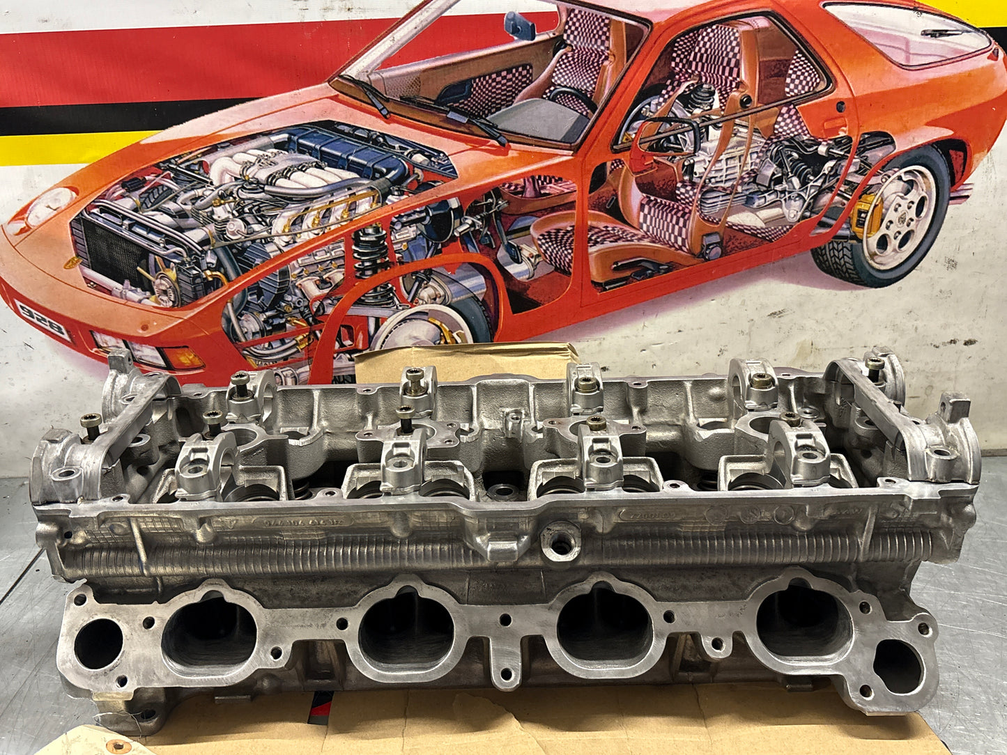 Porsche 968 Cylinder Head, refurbished 9441044141R