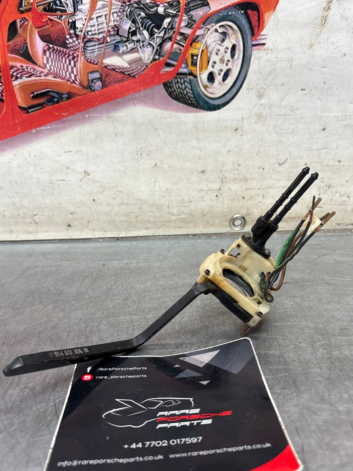 Porsche 914 steering coloumn switch assembly, used 91461330618