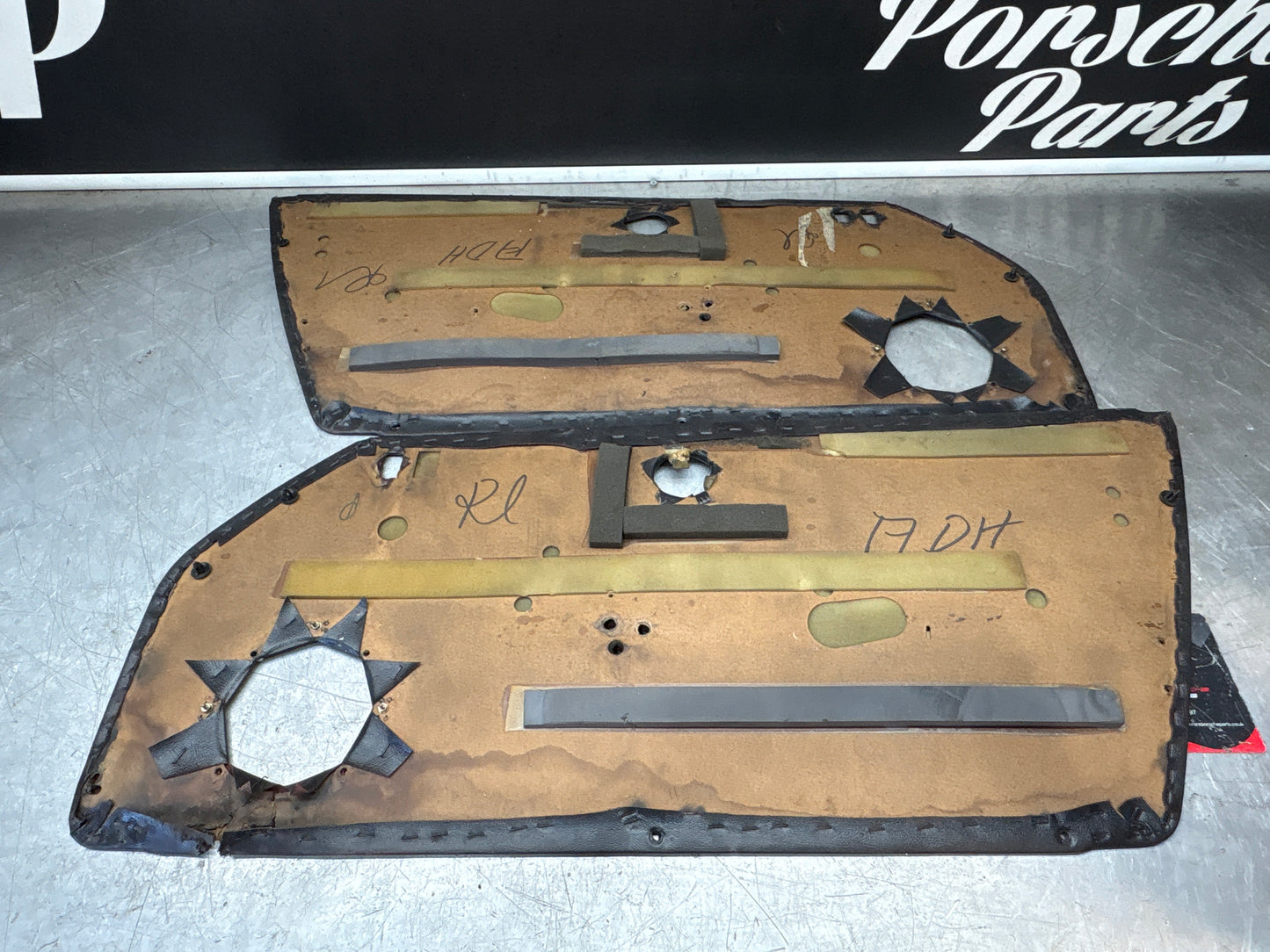 Porsche 911 964 pair of door cards, spares or repair