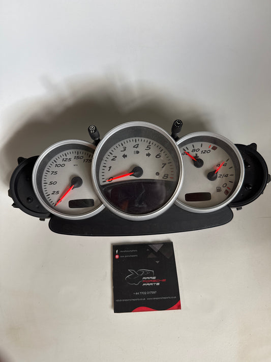 Porsche Boxter 986 Instrument Cluster, unknown mileage 98664123701 used