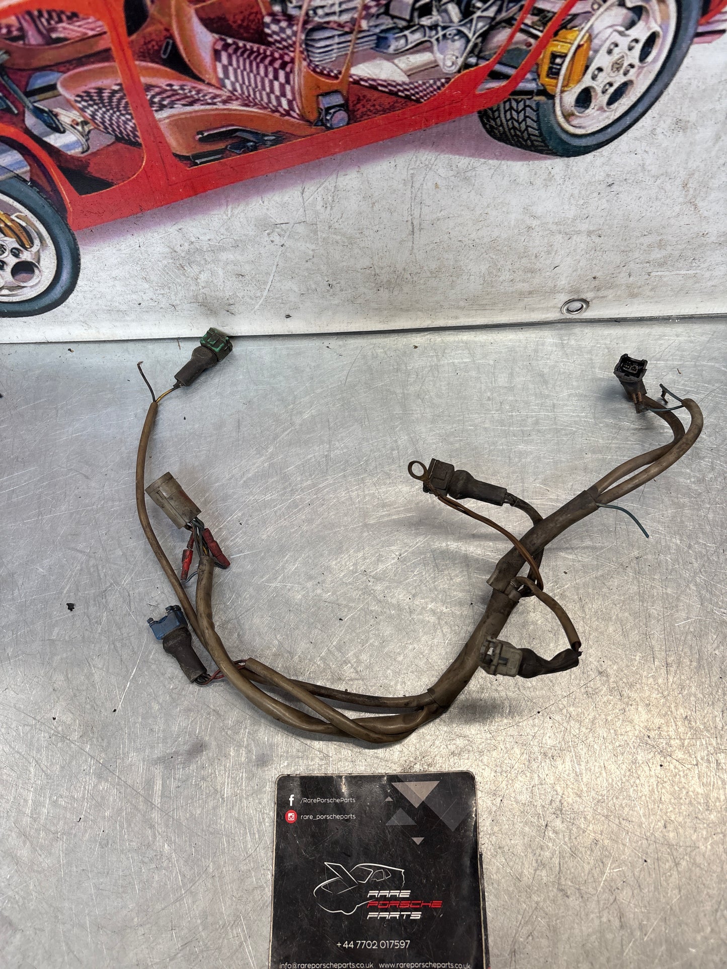 Porsche 924 N/A early engine wiring loom, 1976-1979, for spares or repair 477971761A
