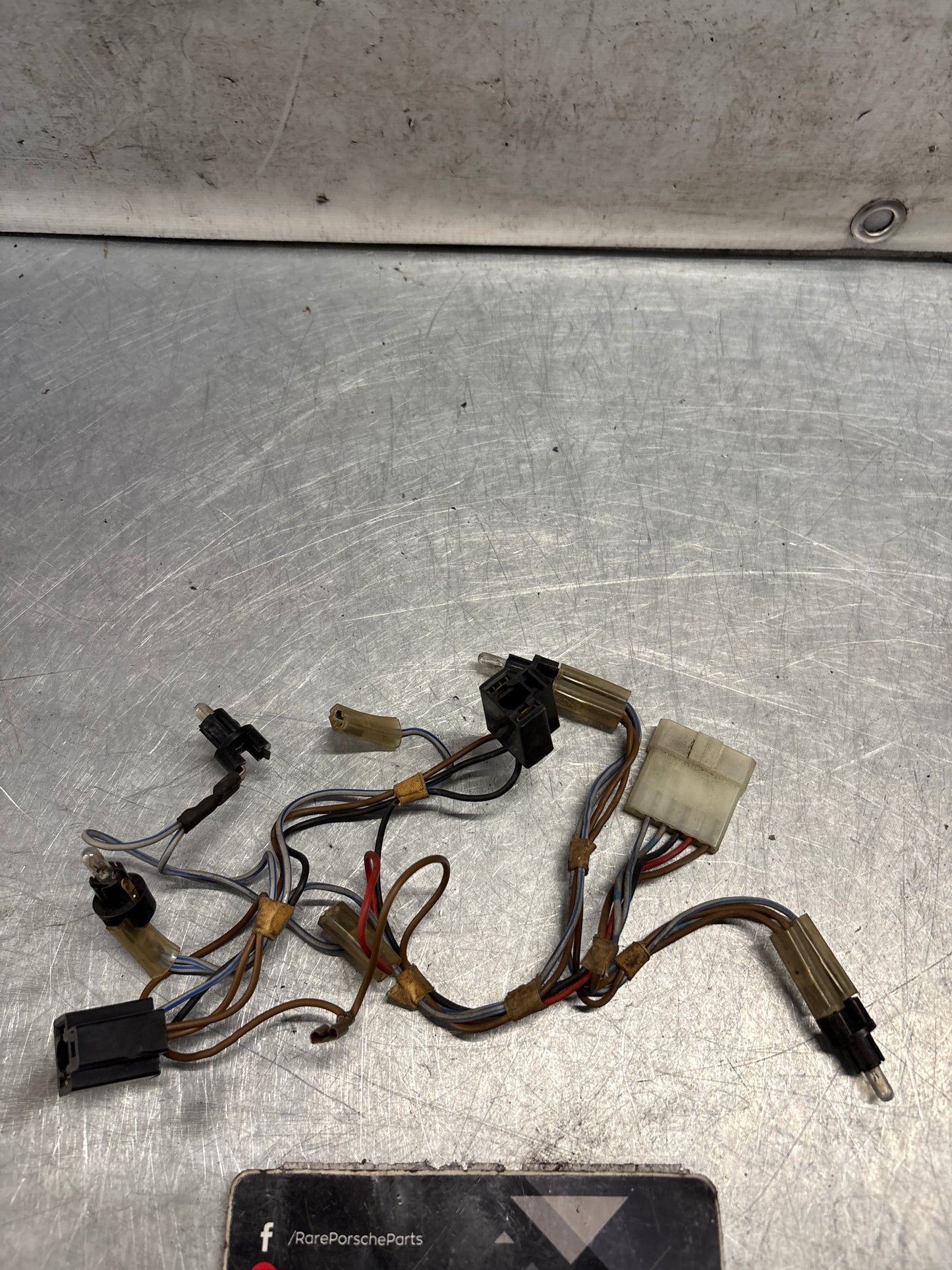 Porsche 924 76-79 instrument wiring harness, used 477971051