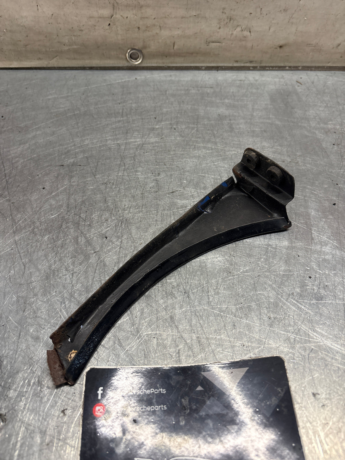 Porsche 914 headlight cover, right side, used 91450330810
