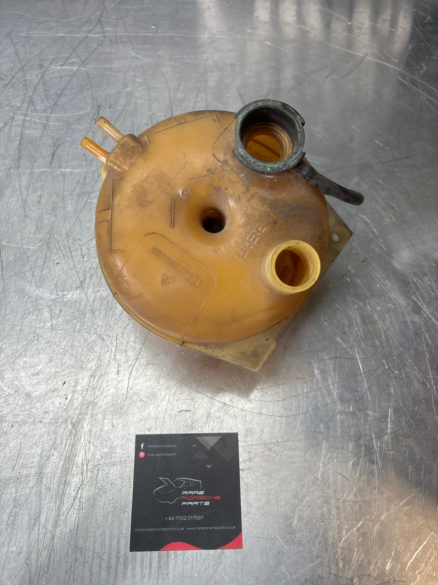 Porsche 928 coolant water expansion tank reservoir 92710625601, used RHD