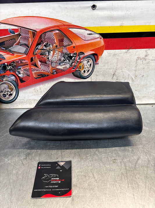 Porsche 928 rear right seat cushion, blue, leather, used 92852206051